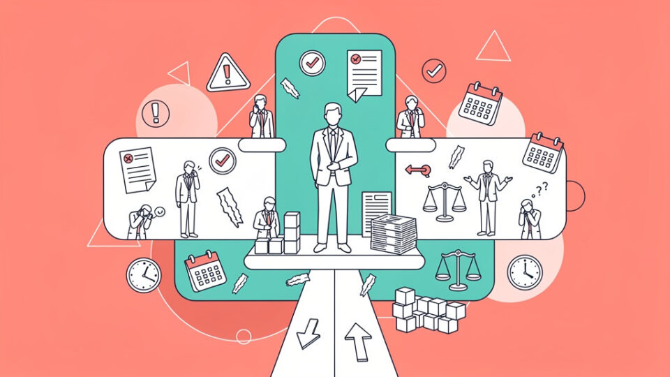 5 najczęstszych błędów prawnych przy zwalnianiu pracowników