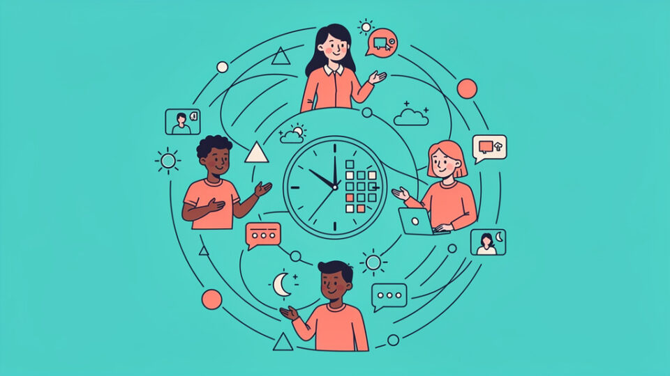 Jak zarządzać zespołem rozproszonym w różnych strefach czasowych