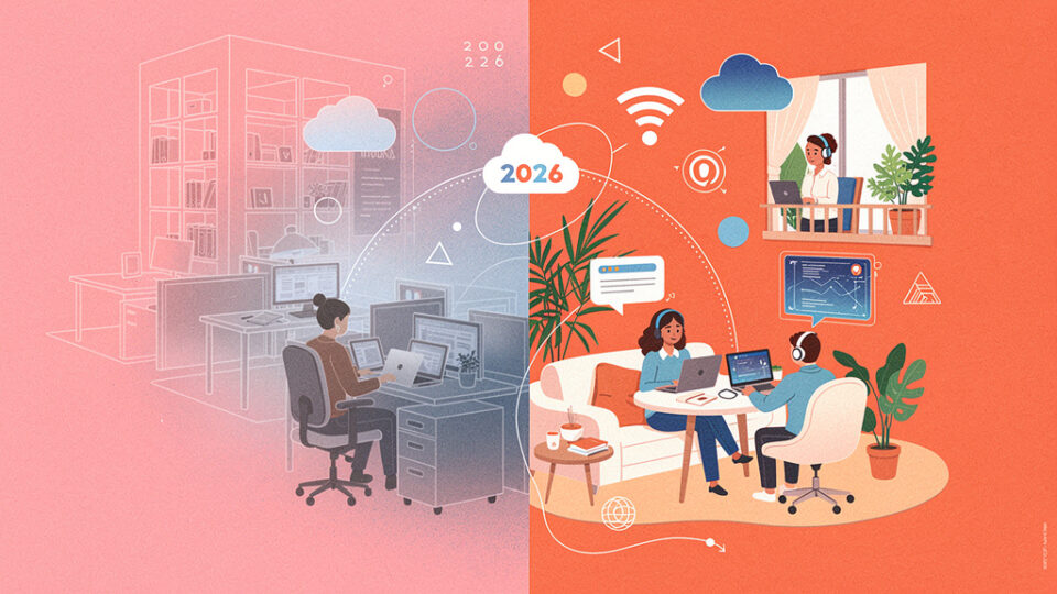 Przyszłość pracy zdalnej: Czy biura całkowicie znikną w 2026?